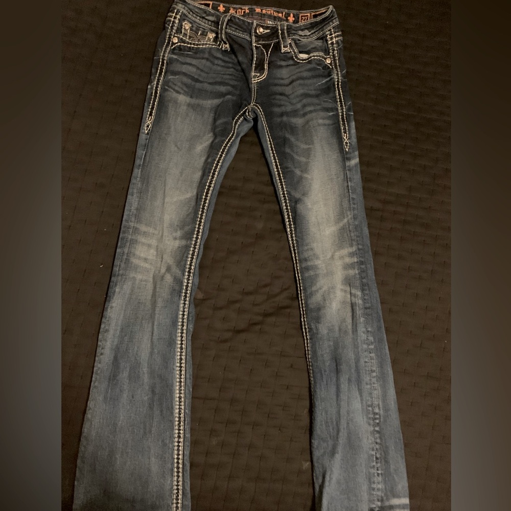 Rock revival flared jeans